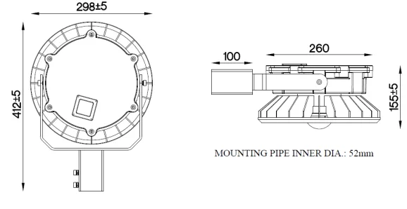 Flameproof Street Light IFS50