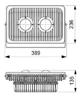 Weatherproof COB Flood Light IWF23