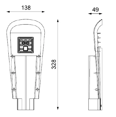 Ideal Lighting Street Light IWS60