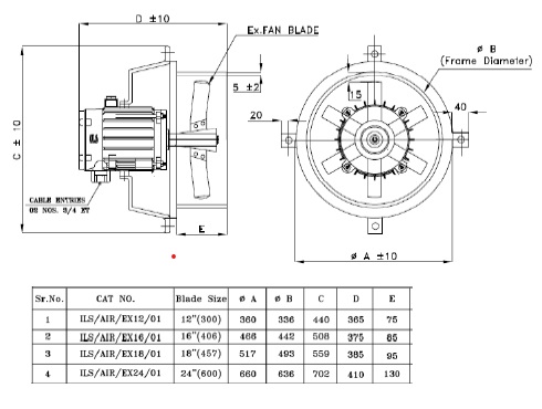 FLP Exhaust FAN IFN10